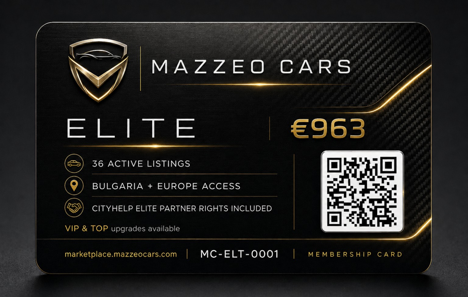 MAZZEO CARS ELITE €963